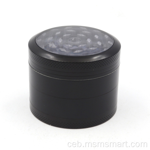 barato nga custom logo herb grinder upat ka layer nga smoke grinder